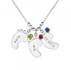 Personalized Birthstone Necklace JEWJONE101415